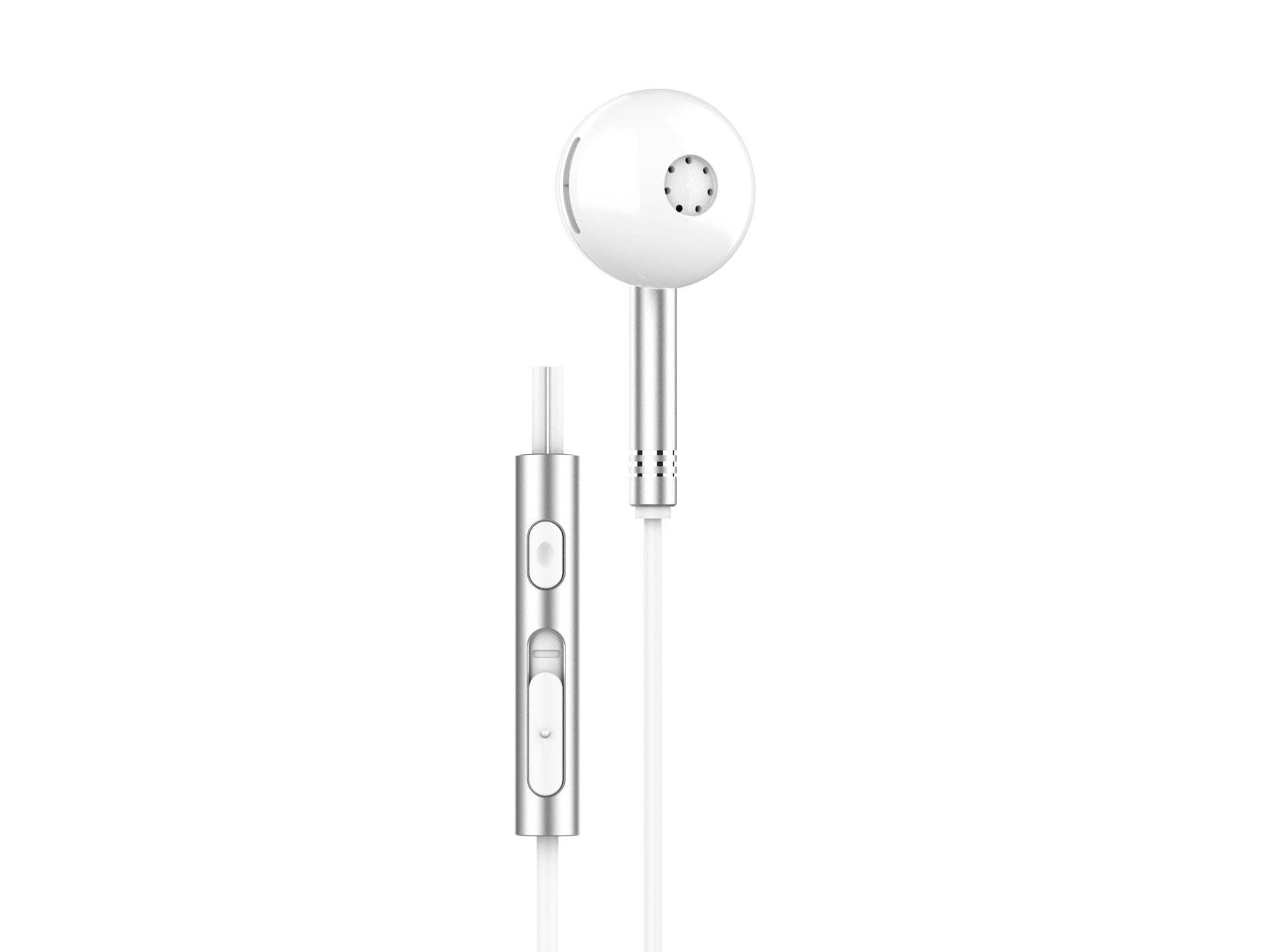 Techancy Auscultadores Estéreo Em Metal Branco TD8090, Porta Dsp/Type-C Compatível Com Samsung/Huawei/Xiaomi, Etc.-1
