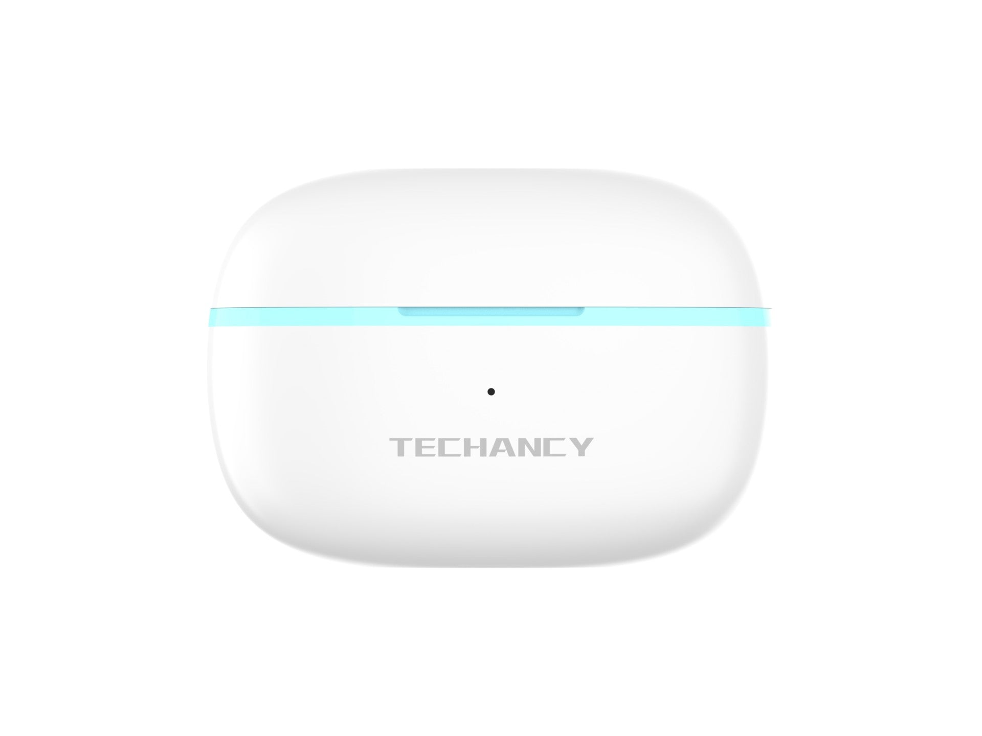 Techancy Auriculares TWS KP2714 Bluetooth 5.3 ligação 10m USB-C 4h de autonomia som nítido confortável cor branca-1