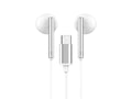 Techancy Auscultadores Estéreo Em Metal Branco TD8090, Porta Dsp/Type-C Compatível Com Samsung/Huawei/Xiaomi, Etc.-0