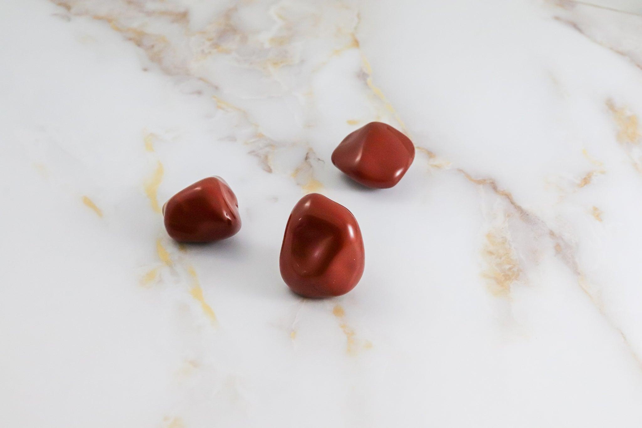 Red Jasper rolled stone-3