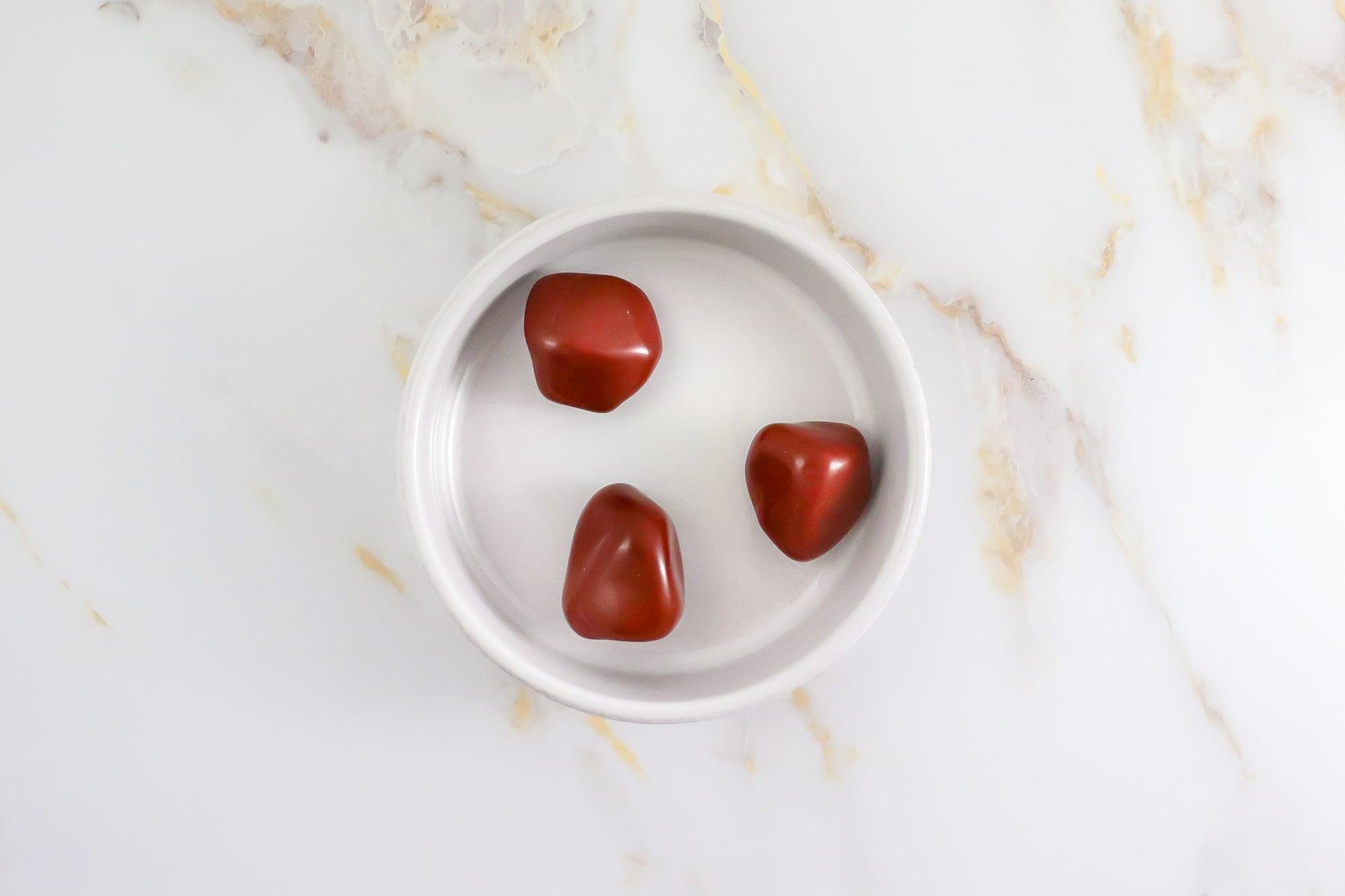 Red Jasper rolled stone-2