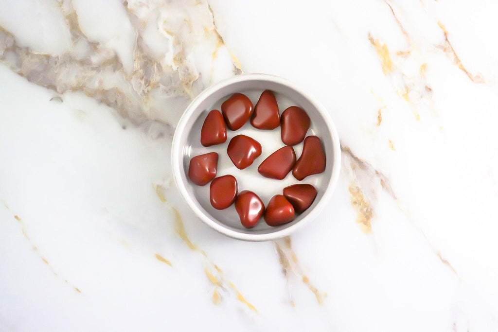 Red Jasper rolled stone-4